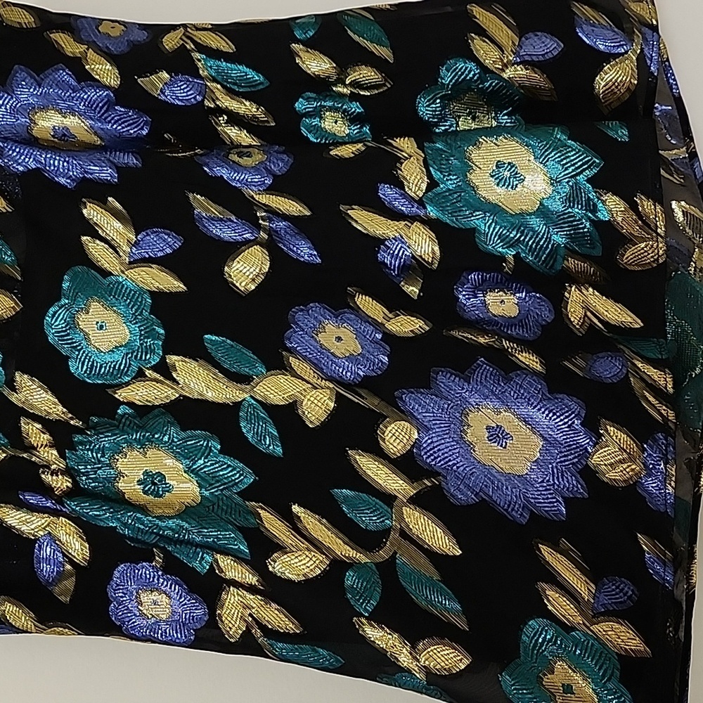 NWT Lovers and Friends Baby Doll Metallic Floral Rhode Cami Tank Top Size Medium - Picture 15 of 16